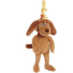 DR SEUSS HOW THE GRINCH STOLE CHRISTMAS MAX DOG 17" PLUSH AURORA Brown